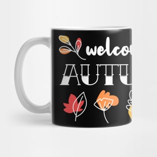 Welcome Autumn! (negative version) Mug